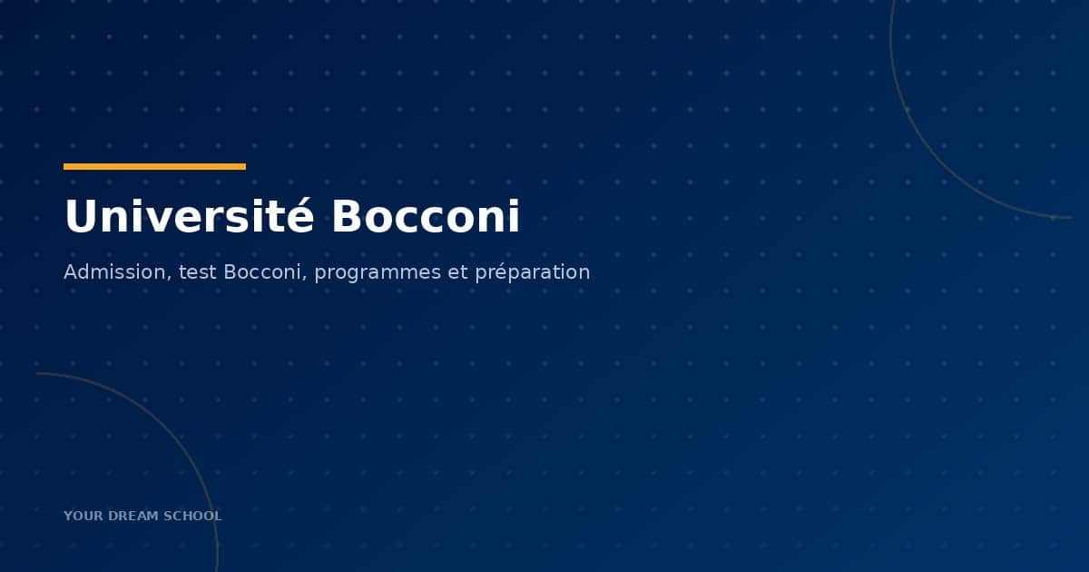 סבב Early של Bocconi לשנת 2027–2028: ההגשה נפתחת ב-2 בספטמבר – כל מה שצריך לדעת